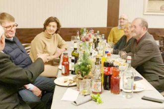 Ion M Ionita si sotia sa Alexandra Andon invitati la ziua inginerului Ilarie Isac