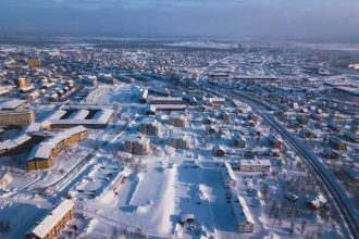 Oras european relocat casa cu casa pentru minerale