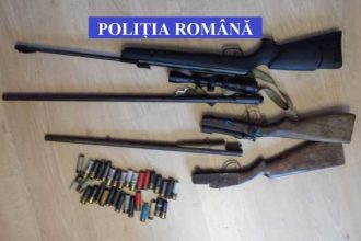 Peste 4500 de arme de foc confiscate de Politie in 2025 plus 10 tone de carne de vanat