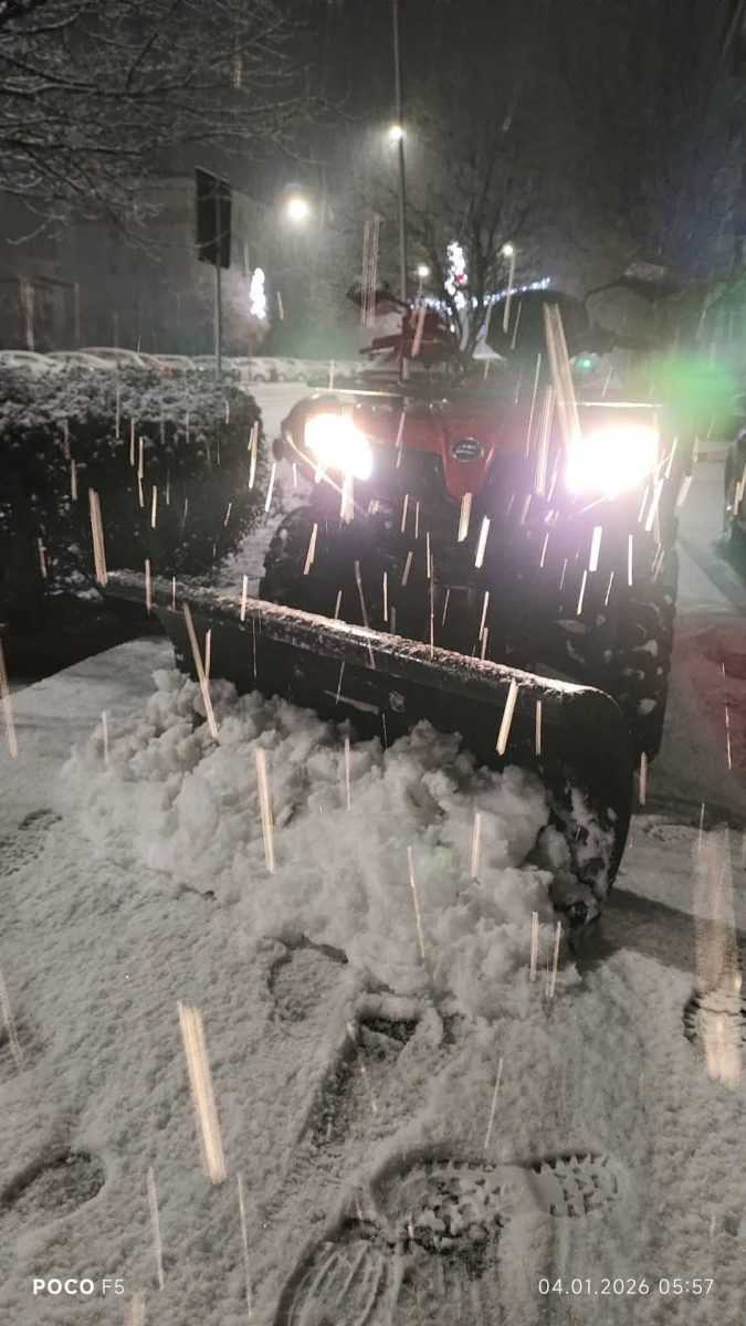 SEdC Mioveni la lucru pentru deszapezire