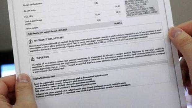 Tichetul de 50 de lei pentru energie va fi scsut din factura