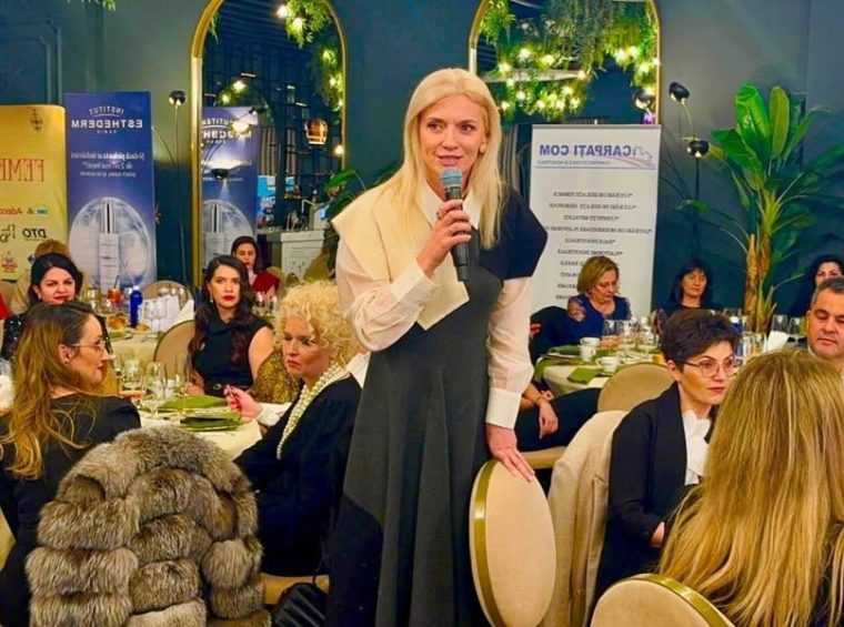 Alina Gorghiu Romania are un viitor Iar acest viitor este construit in fiecare zi si de catre femei