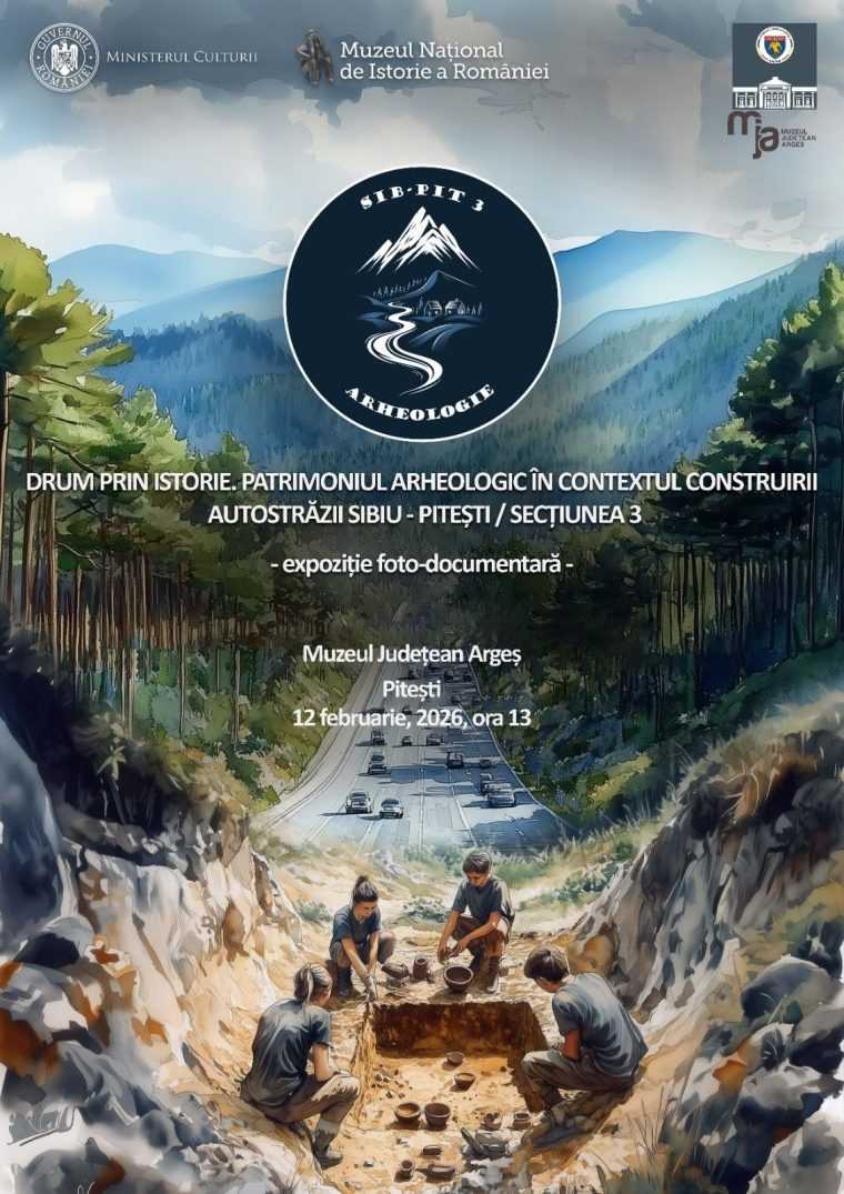 Autostrada Sibiu Pitesti urmeaza o ruta de circulatie preistorica Marturii unice intr o expozitie la Muzeul Judelean Arges