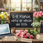 Comertul cu flori Vanzari record in perioada 1 8 martie