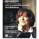 Consulatul General al Romaniei la Lyon O serie de evenimente literare cu participarea poetei Ana Blandiana