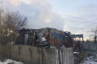 Drama la Draganul A murit in incendiu in propria casa