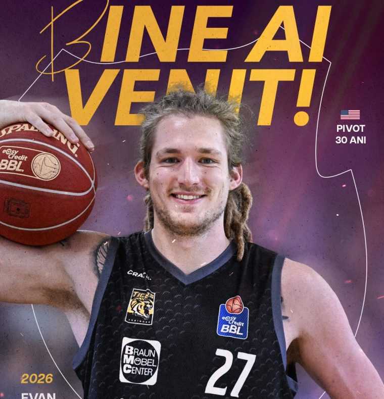 FC Arges Basket isi consolideaza linia interna prin transferul unui pivot american