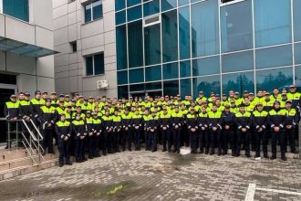 IPJ Arges Peste 100 de elevi de la Scoala de Agentii de Politie efectueaza practica la Ordine Publica si la Rutiera