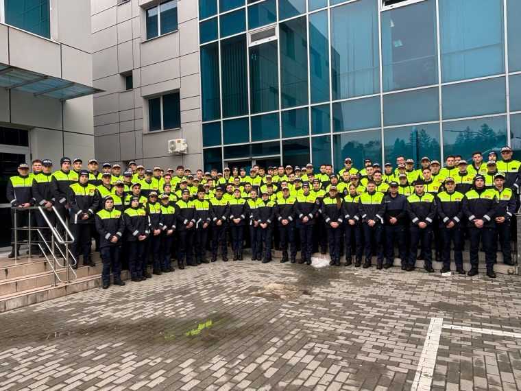 IPJ Arges Peste 100 de elevi de la Scoala de Agentii de Politie efectueaza practica la Ordine Publica si la Rutiera