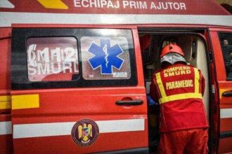 Impact in lant pe DN19 cinci masini distruse si raniti salvati din fiarele de vehicule de echipele de interventie