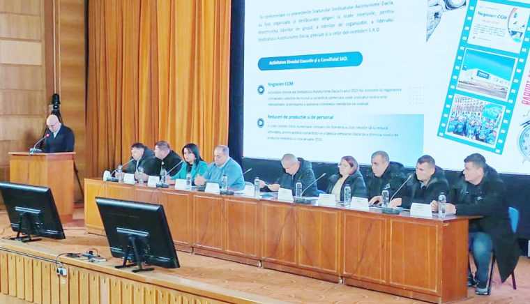 Sindicatul Automobile Dacia a organizat Adunarea Generala Discutii si hotarari