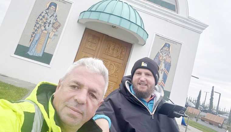 Virgil Baciu a realizat acoperisurile pentru biserica si Centrul de recuperare construite de Mihaita Nesu