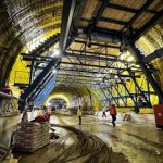 Viscol ninsori si aproape 800 de muncitori pe santier Tunelurile de pe autostrada A1 progreseaza constant in sectorul Margina Holdea