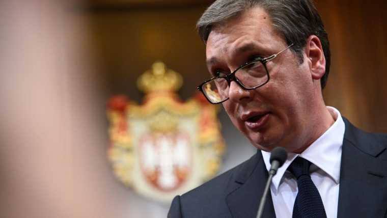 tentativa de asasinat impotriva presedintelui serbiei doi barbati au fost retinuti