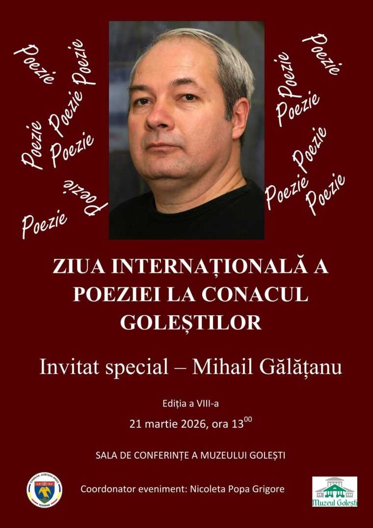 ziua internationala a poeziei la conacul golestilor invitat special mihail galatanu