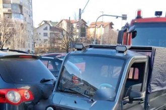 Accident de circulatie in Pitesti Intervine echipajul de pompieri