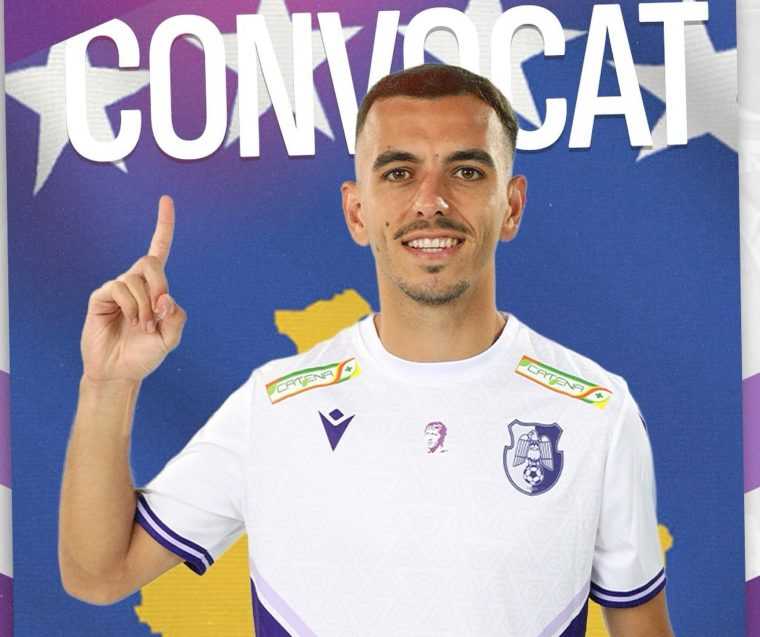 Alb violetul Leard Sadriu o noua selectie in echipa nationala