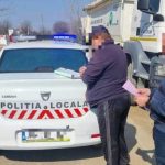 Constructor sancionat la Piteti pentru poluarea drumului public cu noroi