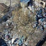 Curte plina de deseuri in Pitesti Politia si Garda de Mediu au efectuat un control