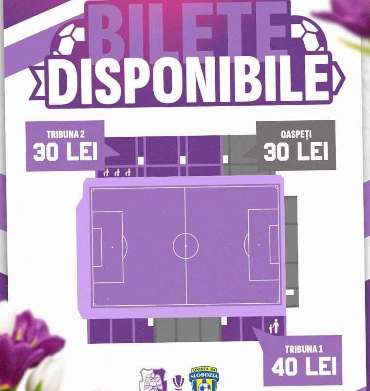 FC Arges Achizitioneaza bilete online pentru confruntarea cu Unirea Slobozia