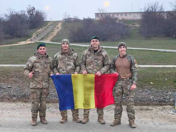 Militarii romani au castigat competitia de rucsac la Norwegian Foot March