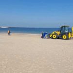 Navodari un rezervor de GPL ingropat ilegal sub nisip a fost lovit de un utilaj Autoritatile inspecteaza intreg litoralul