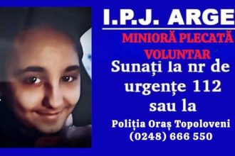 RO Alert Minora de 13 ani disparuta voluntar din Topoloveni