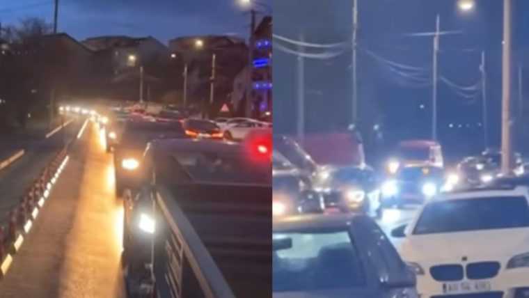 Soferii din Pitesti protest imotriva cresterii continue a preturilor