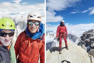 Teofil Vlad si Petre Ioncea primii alpinisti romani pe versantul nord vestic al legendarului Fitz Roy din Patagonia