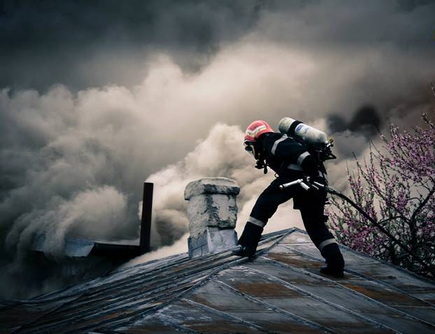 incendiu in localitatea caldararu