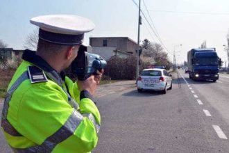 muscelean surprins cu 154 km h in localitate de trei ori viteza legala