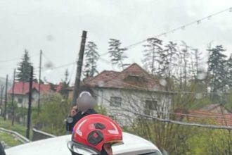 Accident in Arges la Valea Ursului