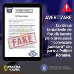 DNSC Tentativele de frauda in numele Politiei continua