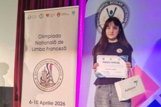 Felicitari Gloria Eleva din Pitesti Premiul Special la Olimpiada Nationala de Limba Franceza