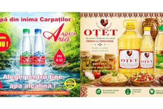 Nou in Arges Aqua Aria apa alcalina de izvor un brand Vinalcool Arges