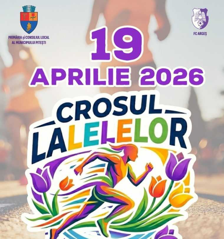 Piteshti Crosul Lalelelor editia 2026 eveniment sportiv dedicat activitatilor in aer liber