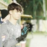 Portarul alb violet Luca Craciun din cantonamentul Romaniei U18 Daca vom fi la fel de concentrati ne vom califica in Cupele Europene