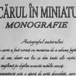 Rucarul in miniatura semnati de Cornel Stoian