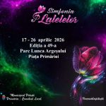 Simfonia Lalelelor Parada florilor proiectii pe cladirea Primariei si spectacole in Lunca Argesului