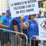 Tensiuni la Apele Romane angajatii protesteaza si ameninta cu greva generala