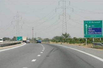 Argesean sanctionat pe autostrada Pieton provocator