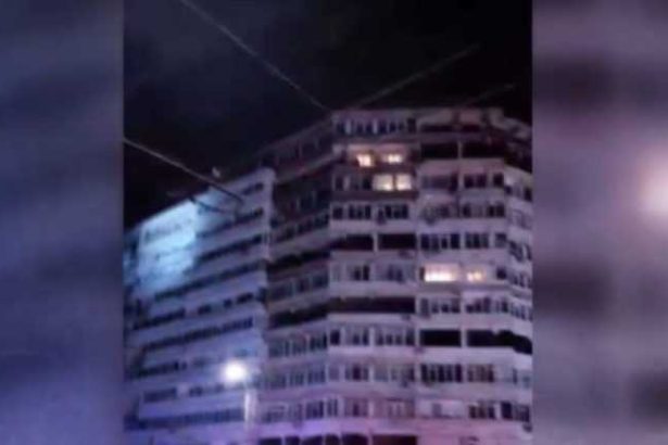 Drona ruseasca cazuta pe un bloc din Galati explozie incendiu si doi raniti