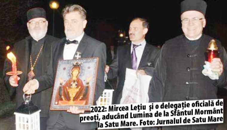 Patronul care a adus in Romania cu un avion privat Lumina Sfanta de la Ierusalim a stins lumina la Cetatea Poenari