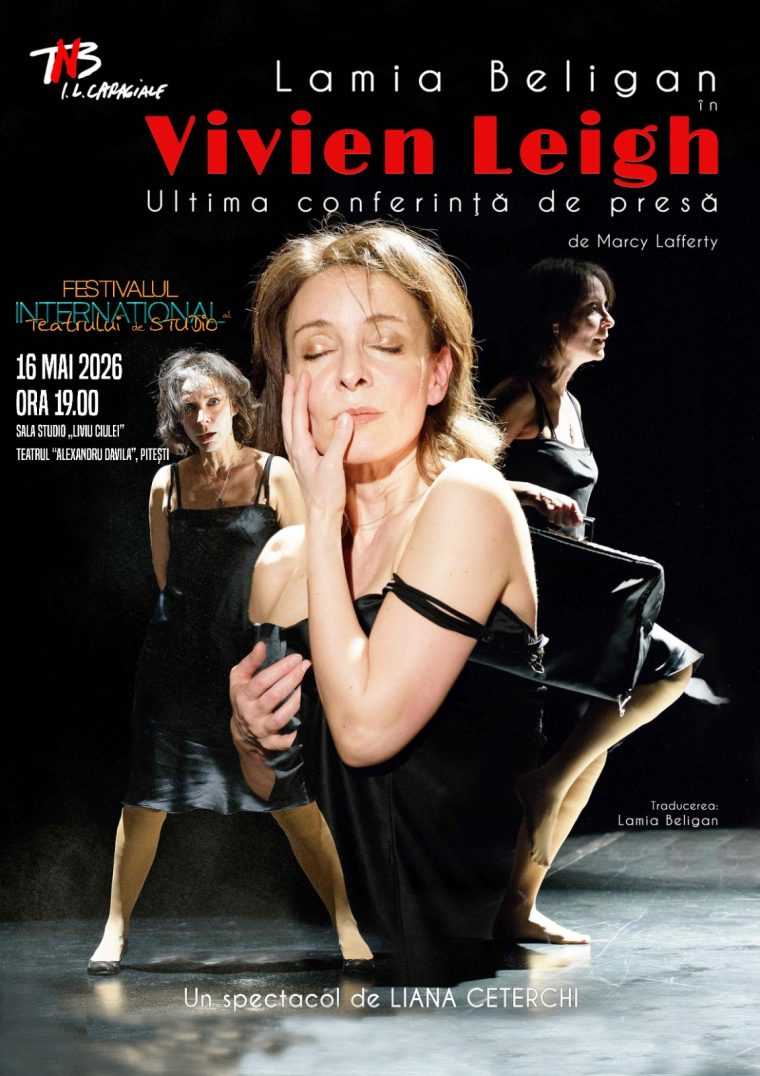 Pitesti Actrita Lamia Beligan impresionanta in Vivien Leigh Ultima conferinta de presa