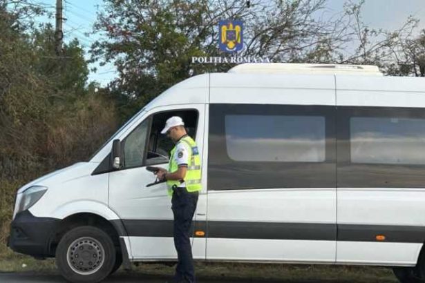 Sofer de transport persoane sancionat cu 4000 de lei la Pitesti