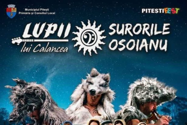 Spectacol cu Lupii lui Calancea si Surorile Osoianu de Zilele Pitestiului