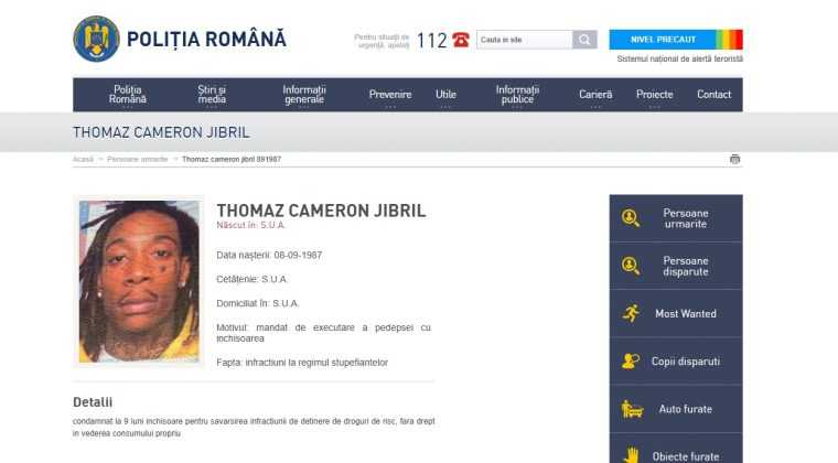 Wiz Khalifa urmarit de Politia Romana Rapperul a primit o condamnare de 9 luni de inchisoare