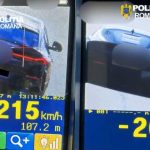 record de viteza pe a1 un sofer din ilfov a fost suprins cu 215 kmh avand permisul expirat