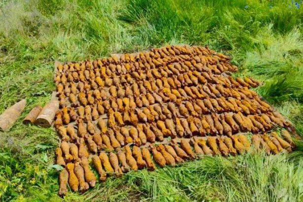 videoclip munitie de razboi gasita in arges distrusa in polygonul de la suseni