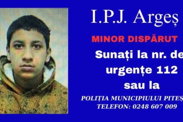 Adolescent din Pitest in cautare de catree politie